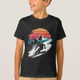 Retro skiën Ski T-shirt