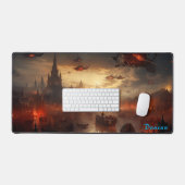 Retro Skies Ablaze Steampunk Air Assault Bureaumat (Keyboard & Muis)