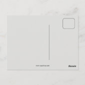 Retro skiespret voor iedereen briefkaart (Achterkant)