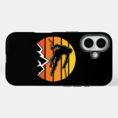 Retro Skiing Case-Mate iPhone Case (Achterkant (horizontaal))