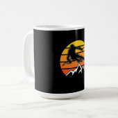 Retro Skiing Koffiemok (Voorkant links)