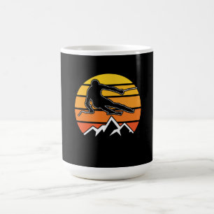 Retro Skiing Koffiemok