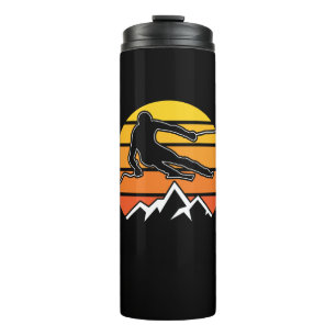 Retro Skiing Thermosbeker