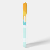 Retro Skiontwerp met Sneeuwlandschap Case-Mate iPhone Case (Achterkant / Rechts)