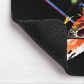 Retro Skipoeder  Ski Kleur Shred Design Muismat (Hoek)