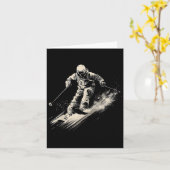 retro-skivector kaart (Gele Bloem)