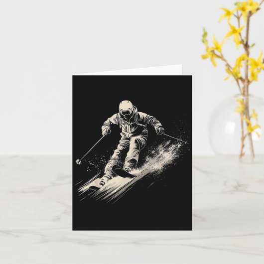 retro-skivector kaart (Gele Bloem)