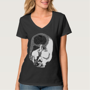 Retro Skull Grunge Gothic Occult Skulls di T-shirt
