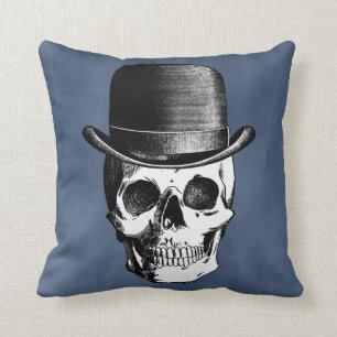 Retro Skull Head Kussen