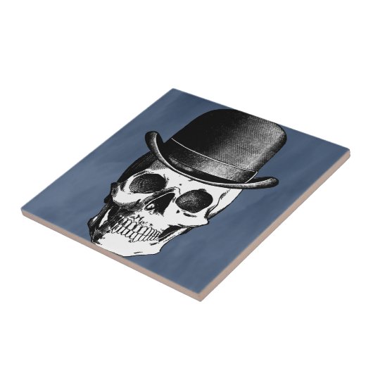 Retro Skull Head Tegeltje (Zijkant)