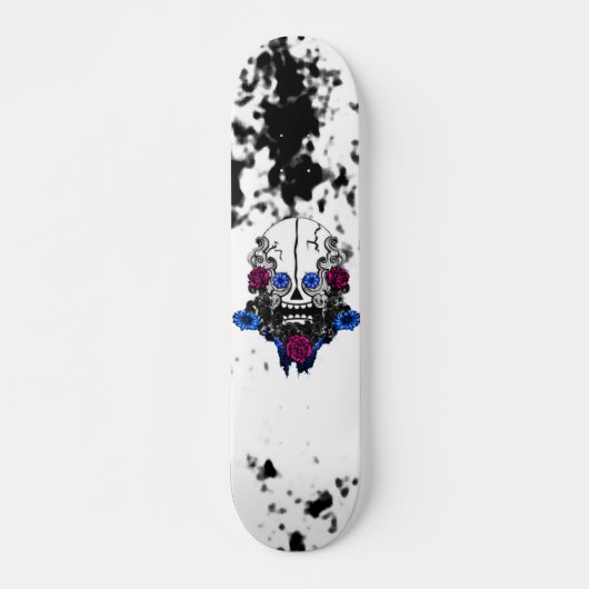 Retro Skull King Custom Pro Trick Board Skateboard (Voorkant)