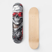 Retro Skull Persoonlijk Skateboard (Voorkant)