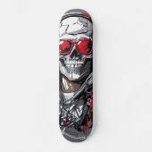 Retro Skull Persoonlijk Skateboard (Voorkant)