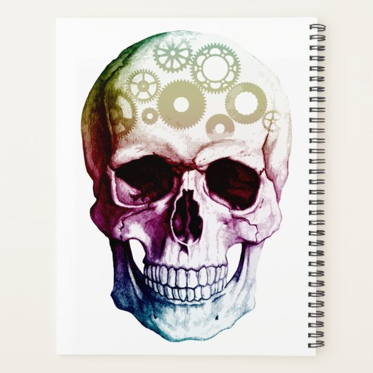 Retro Skull Planner (Achterkant)