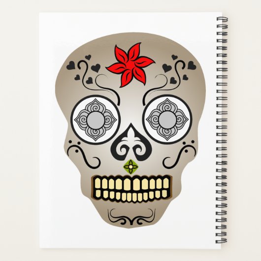 Retro Skull Planner (Achterkant)