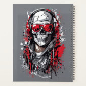 Retro Skull Planner (Achterkant)