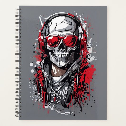 Retro Skull Planner (Voorkant)