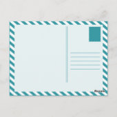 retro sky divers briefkaart (Achterkant)