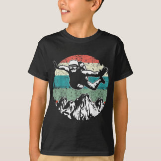Retro  Skydiving Art T-shirt