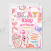 Retro Slay Esthetische Tween Patch Feest Verjaarda Kaart (Voorkant)