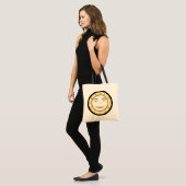 Retro Sleepy Clock Face Tote Bag (Voorkant (model))