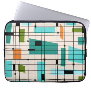 Retro Sleeve van het Net en Laptop Starbursts
