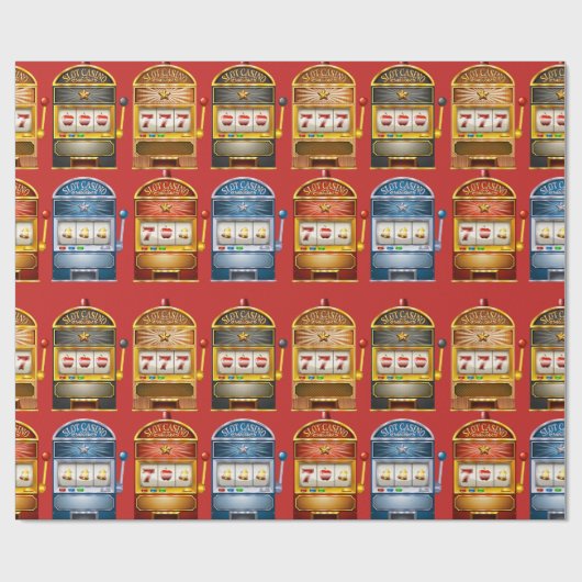 Retro-sleufpatroon Cadeaupapier (Vlak)