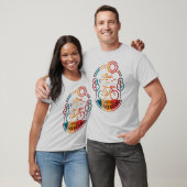Retro Slickrock fietspad T-shirt (Unisex)