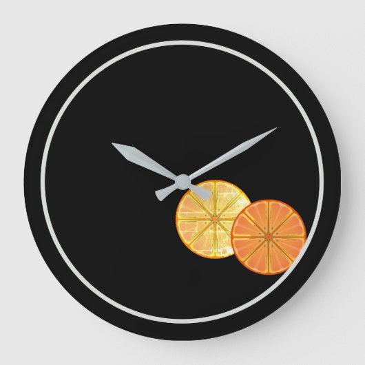 Retro Slicten Acrylwandklok Grote Klok (Voorkant)