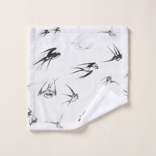 Retro Slim Natuur Bad Handdoek (Wasdoekje)