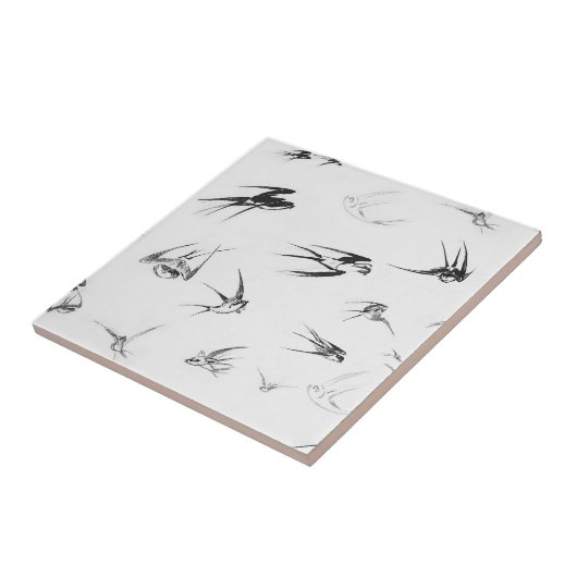 Retro Slim Natuur Tegeltje (Zijkant)