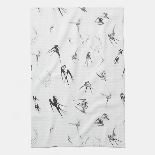 Retro Slim Natuur Theedoek (Verticaal)