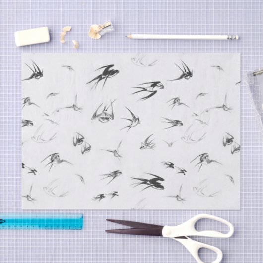 Retro Slim Natuur Tissuepapier (Craft)