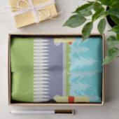 Retro Small Town Milkman Tissue Paper Tissuepapier (Geschenk)