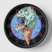 Retro Smelt IJscream Drijvende schedel (Voorkant)