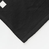 Retro Smile Face Checkered Pattern Preppy Happy Fa Fleece Deken (Hoek)