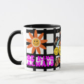 Retro Smile Mug Funny Smiley Face Cool Design Mok (Links)