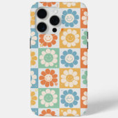 Retro Smiley Daisy Flowers Kleurrijke Patroon iPho Case-Mate iPhone Case (Achterkant)