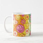Retro Smiley Koffiemok (Links)