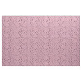 Retro Smiling Flower Pattern in black and Rosa Stof (Yard (91,4 cm))