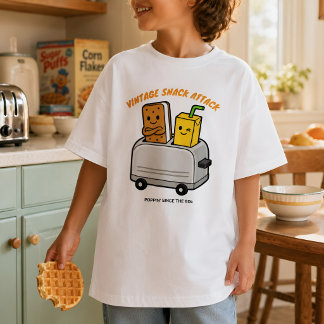 Retro Snack Attack kids T-shirt
