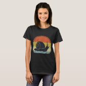 Retro Snail T-shirt (Voorkant volledig)