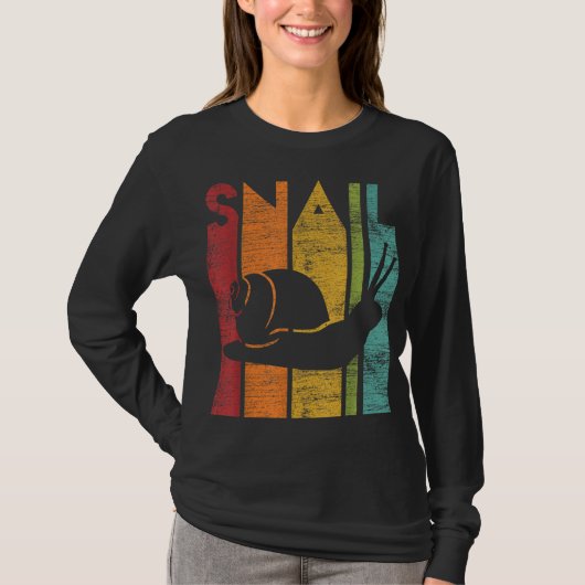 Retro Snail T-shirt (Voorkant)