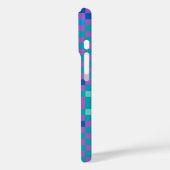 Retro Snake Checker Geruite Patroon Case-Mate iPhone Case (Achterkant / Links)