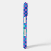 Retro Snake Checker Geruite Patroon Case-Mate iPhone Case (Achterkant / Rechts)