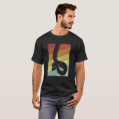 Retro Snake Pythonidae Snake Owner Banana Ball Pyt T-shirt (Voorkant volledig)