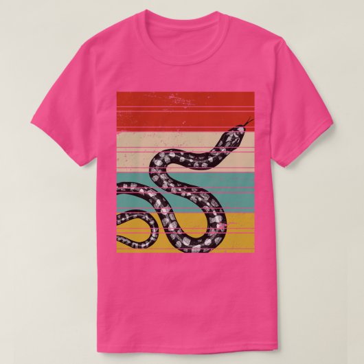 Retro Snake T-shirt (Design voorkant)