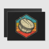 Retro Snare Drum - Marching Band Drumline (Voorkant / Achterkant)