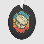 Retro Snare Drum - Marching Band Drumline Ornament (voorkant)
