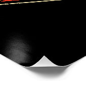 Retro Snare Drum - Marching Band Drumline Perfect Poster (Hoek)